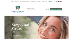 Desktop Screenshot of forestdentalcenter.com